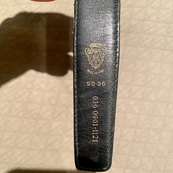Vintage Authentic Gucci Reversible Leather Belt - Picture 8 of 10